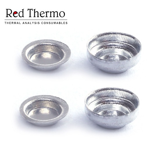 Standard Aluminum Hermetic Pan TA 900793.901 with Lid TA 900794.901 TA Instruments Al Crucible and Lid Set