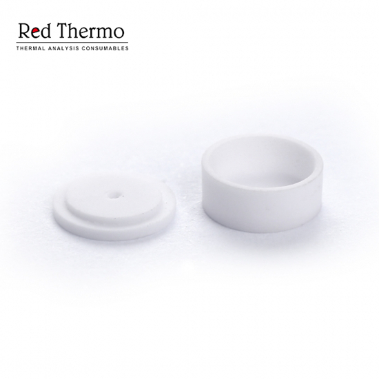 φ9*4mm Ceramic Cell w/Lid Shimadzu Zirconia Crucible with Cover