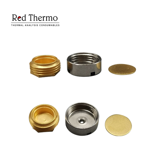 27μl Steel Sample Pan w/Lid w/seal Gold-Plated 6.239.2-92.3.00 Netzsch Reusable High Pressure Crucible Set