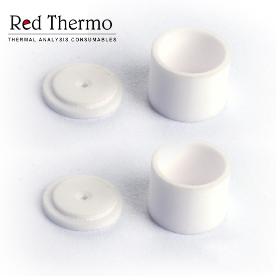 90μl Ceramic Pan TA 960070.901 w/lid TA 960239.901 TA Instruments Alumina Sample Pan with Cover