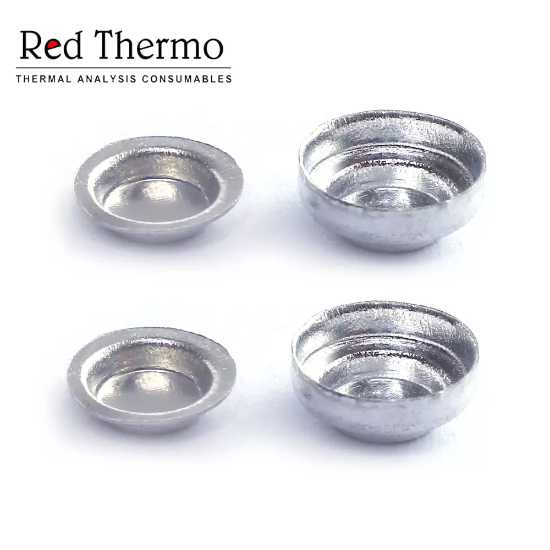 Standard Aluminum Hermetic Pan TA 900793.901 w/Lid TA 900794.901 TA Instruments Al Crucible and Lid Set